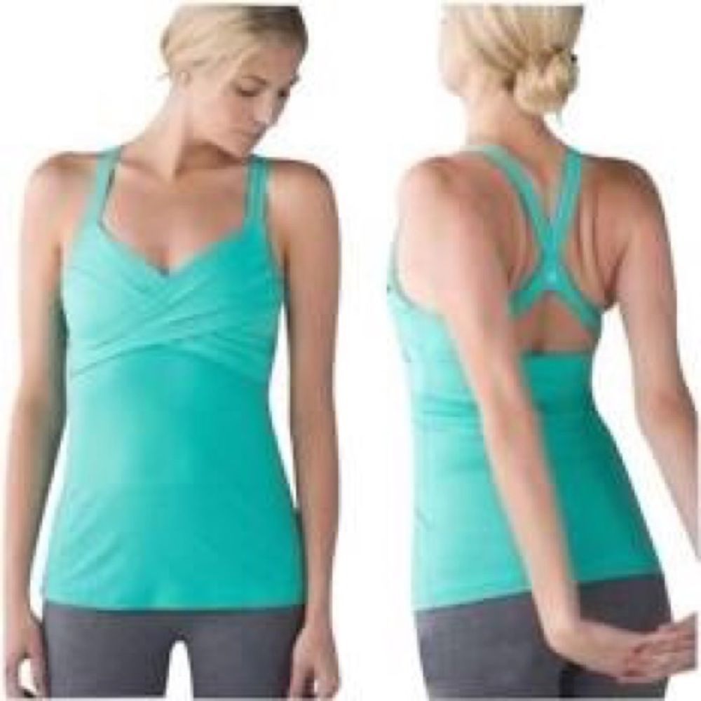 Lululemon Wrap It Up Tank-Bali Breeze